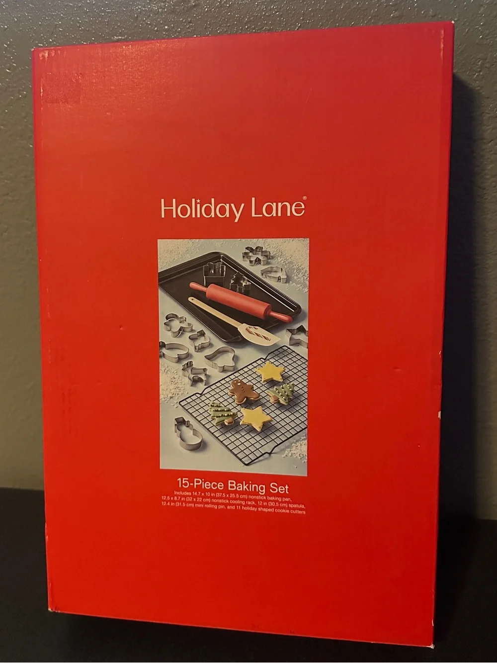 Holiday Lane 15-Piece Baking Set NWT